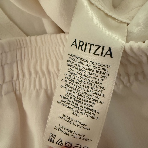 Aritzia Thesis Pant Creppette Pant In Birch - Picture 6 of 6